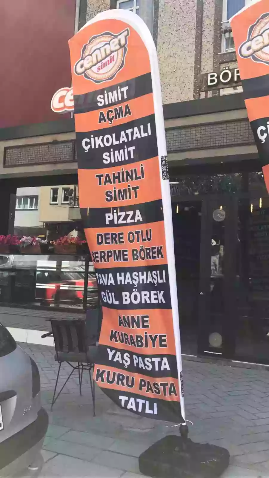 Çay - Simit Olta Bayrağı-4