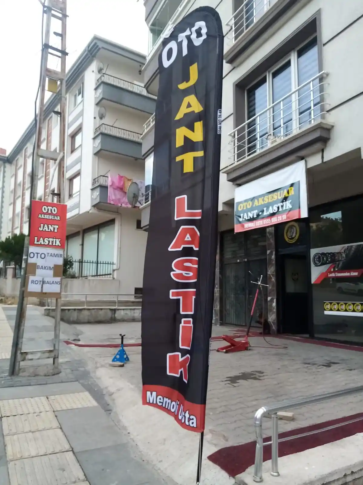 Oto Lastikçi Olta Bayrağı-29